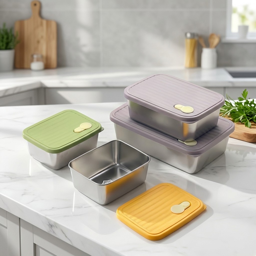 Food Storage Containers Xl - Caja de almacenamiento para refrigerador, contenedor