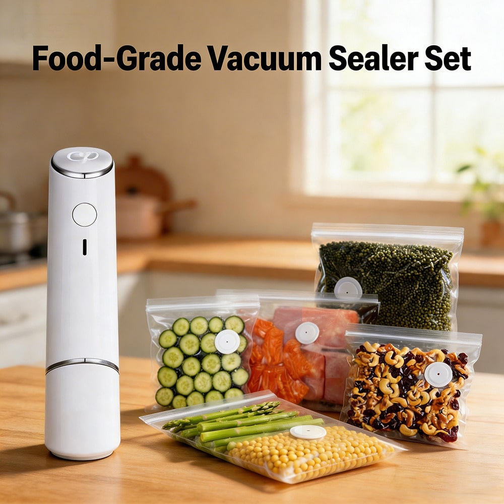 Food Storage Vacuum Seal - 30 Bolsas de Vacío Reutilizables +