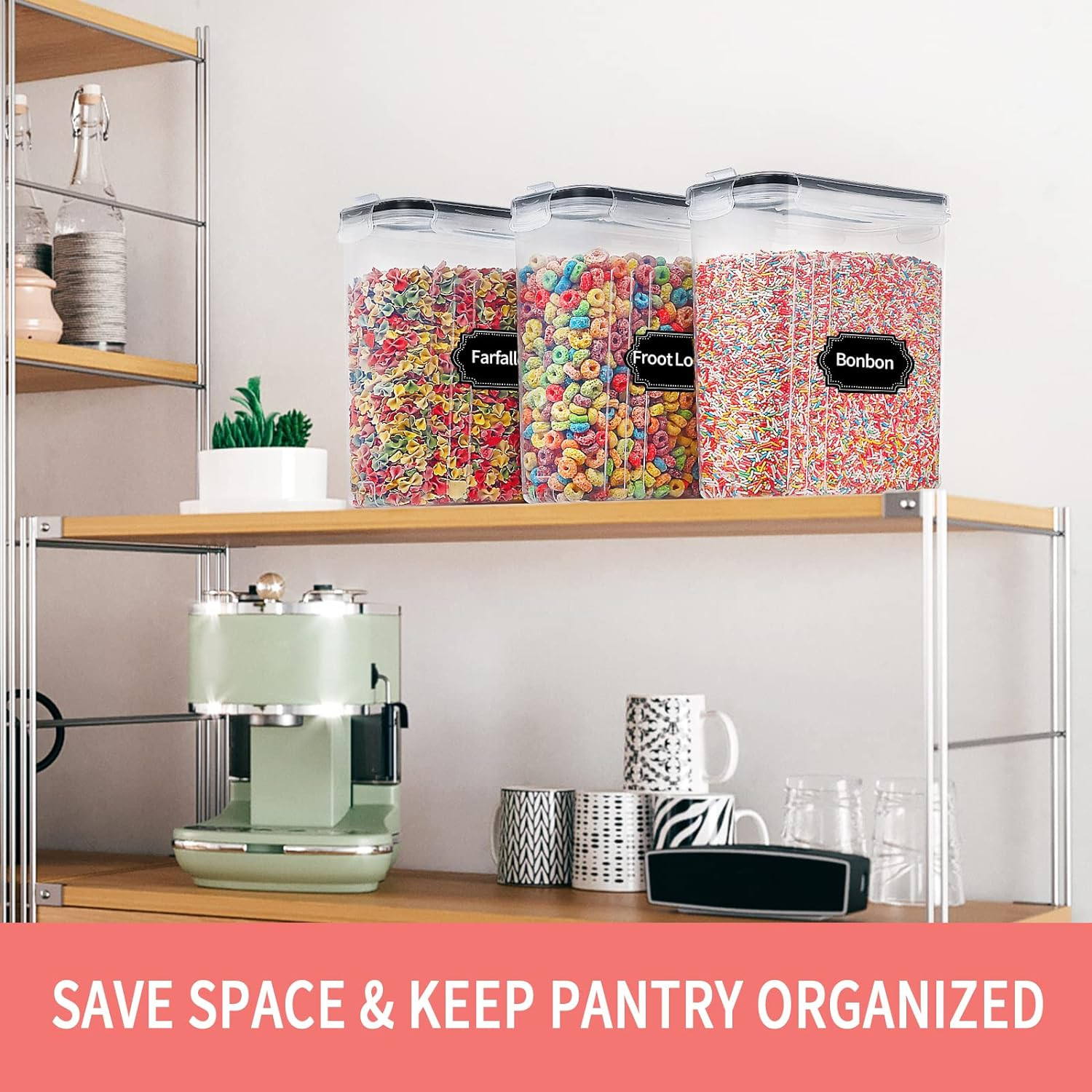 Food Storage Labels - Contenedores de almacenamiento de cereales de