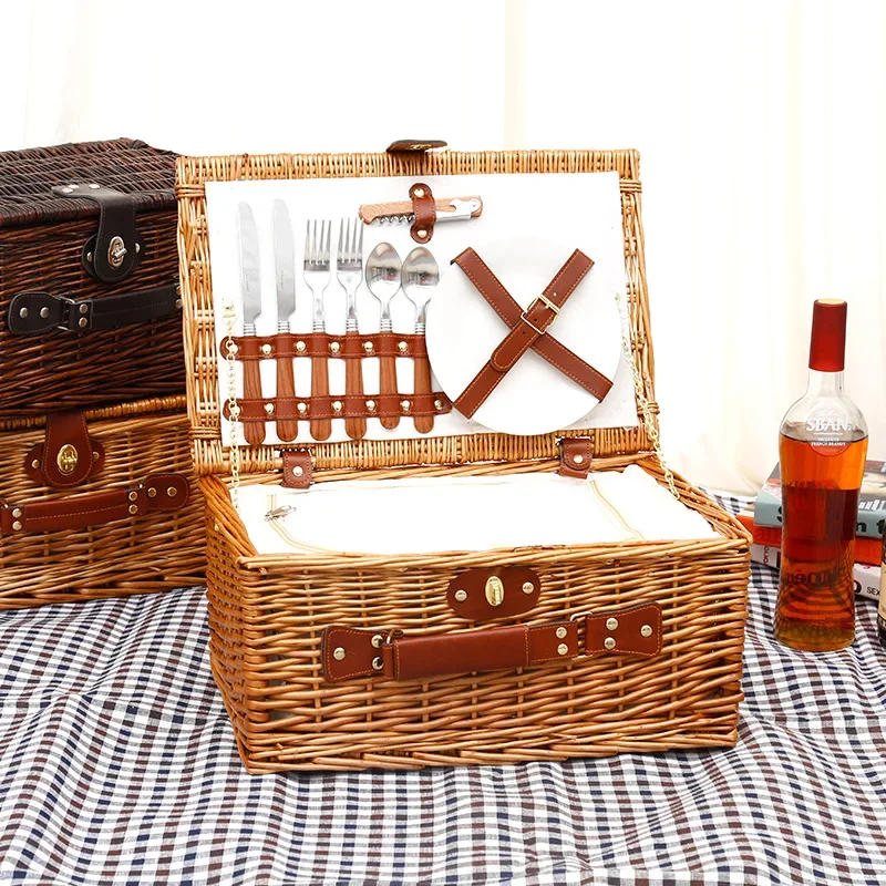 Food Storage Boxes With Lids - Cesta de Picnic Familiar, Cesta de