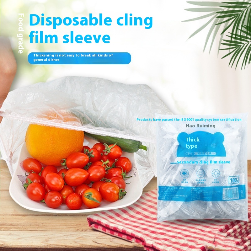 Food Storage Zip Bags - 100 Uds. Envoltura desechable para alimentos,