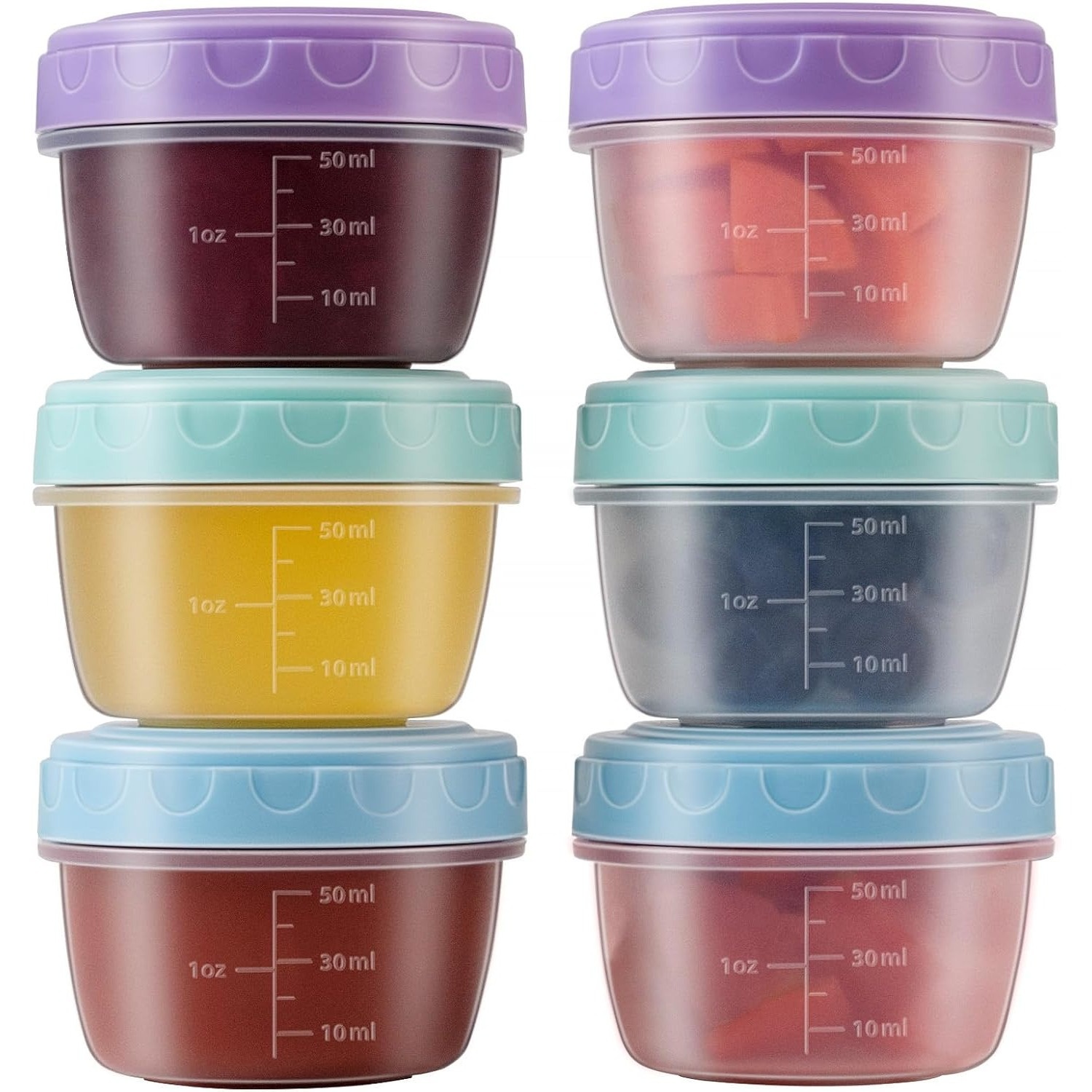 Salad Dressing Bottle - Paquete de 1-6 recipientes para aderezo