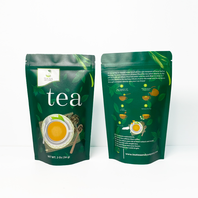Food Storage Zip Bags - 50 unids/lote bolsa de té personalizada
