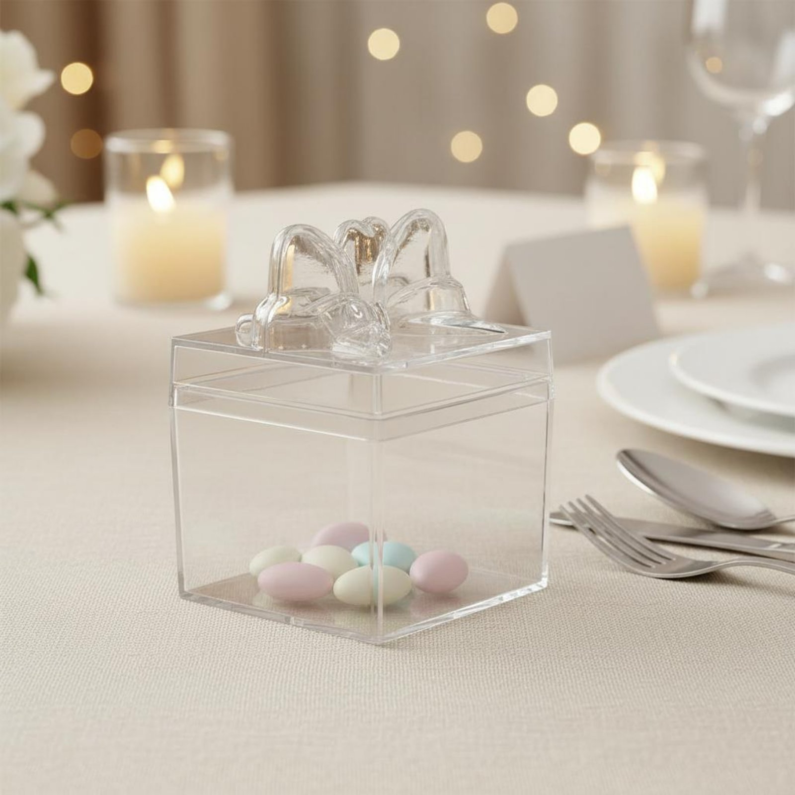 Food Storage And Container - Caja de Plástico Transparente para Dulces