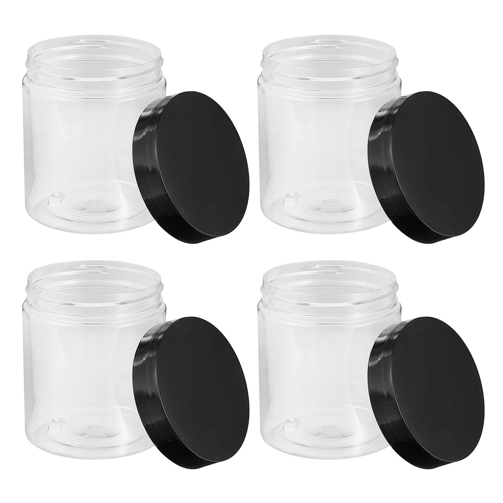 Food Storage And Container - 12 Recipientes Transparentes de Plástico para
