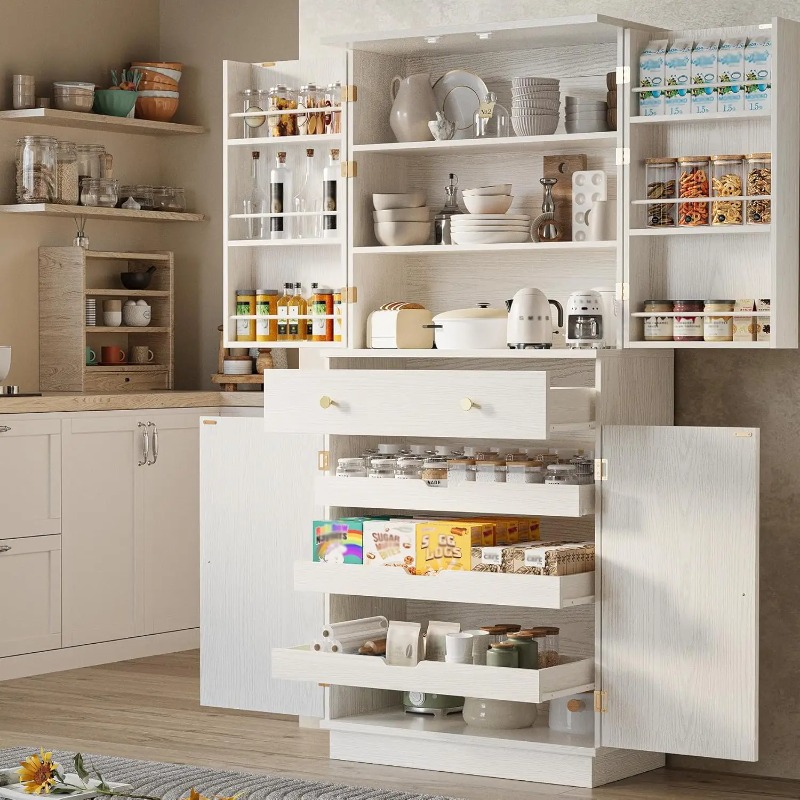 Food Storage Kitchen Cabinet - Armario de Cocina Estilo Farmhouse de