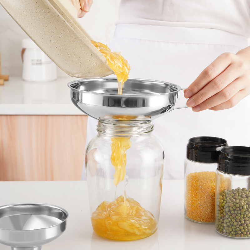 Salad Dressing Bottle - Embudo de boca ancha de acero