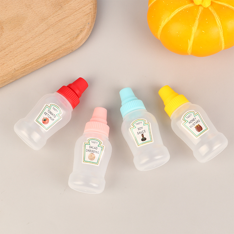 Salad Dressing Bottle - Juego de 4 Mini Botellas para