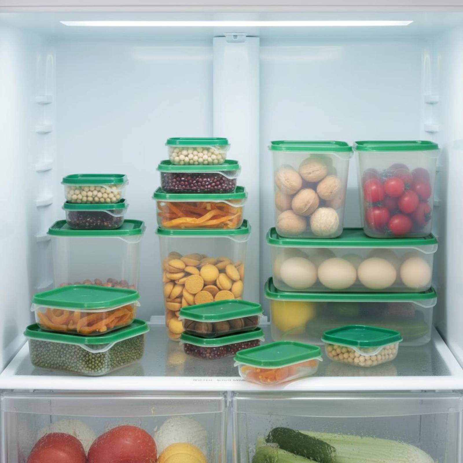 Juego de 17 Recipientes para R - Food Storage Boxes With Lids reseña y precio