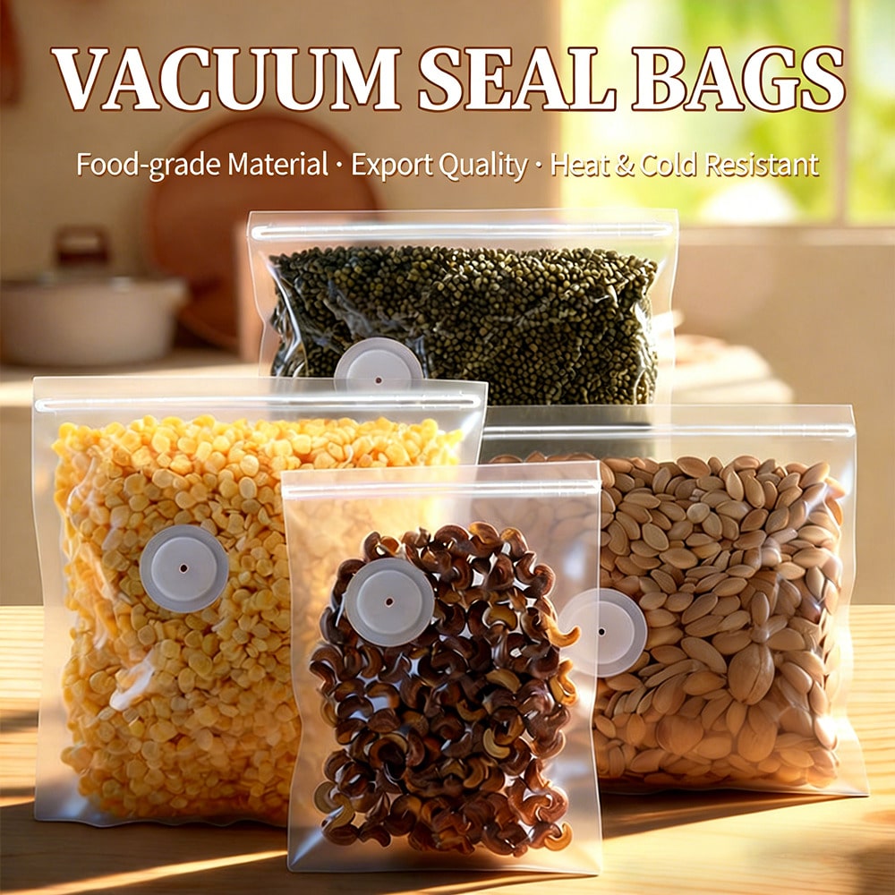 30 Bolsas de Vacío Reutilizabl - Food Storage Vacuum Seal reseña y precio