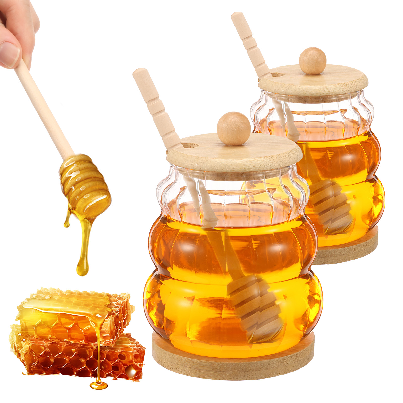 2 Frascos de Vidrio para Miel  - Food Storage Lidl reseña y precio