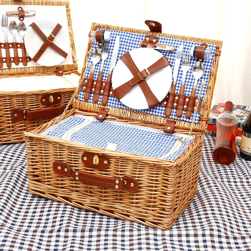 Cesta de Picnic Familiar, Cest - Food Storage Boxes With Lids reseña y precio