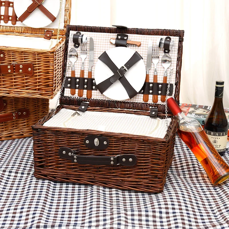 Cesta de Picnic Familiar, Cest - Food Storage Boxes With Lids reseña y precio