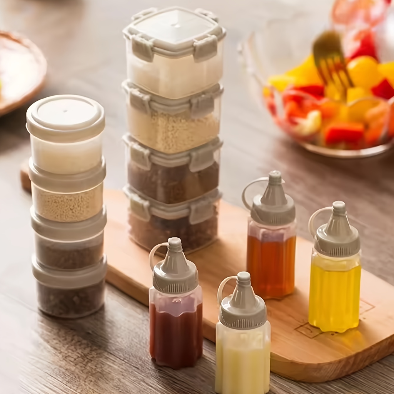 2 Botellas Mini para Salsas, E - Salad Dressing Bottle reseña y precio
