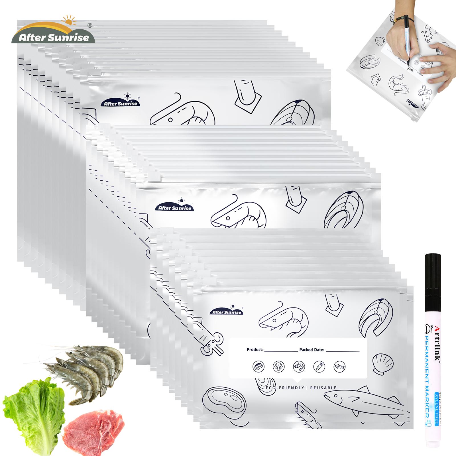 【Alimentos Refrigerados】Bolsas - Food Storage Zip Bags reseña y precio