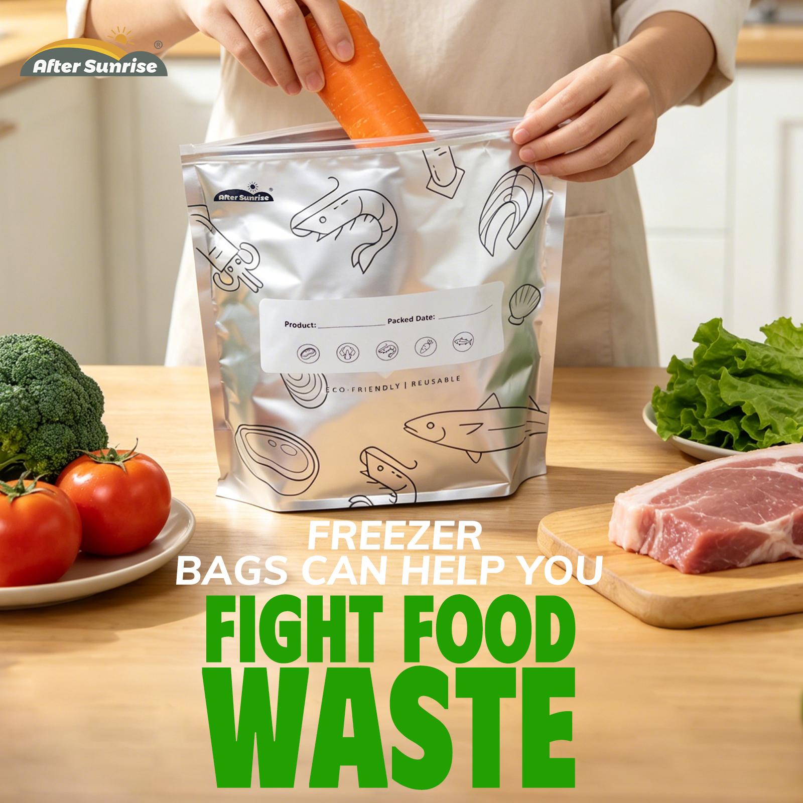 【Alimentos Refrigerados】Bolsas - Food Storage Zip Bags reseña y precio