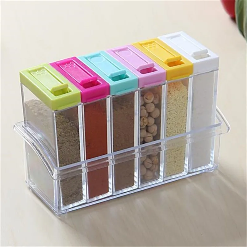 Caja de condimentos transparen - Food Storage For Room reseña y precio