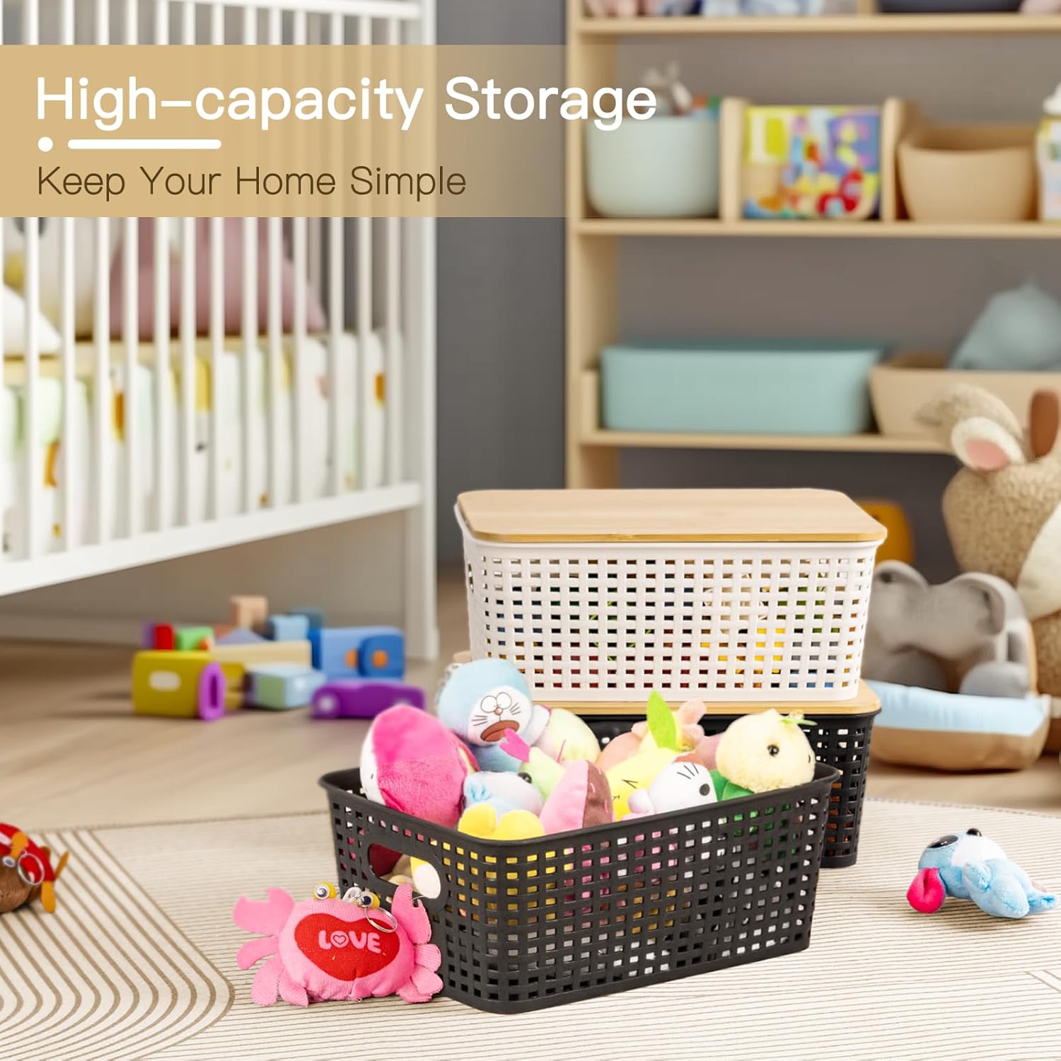 Cestas de Almacenamiento de Pl - Stackable Pantry Bin reseña y precio