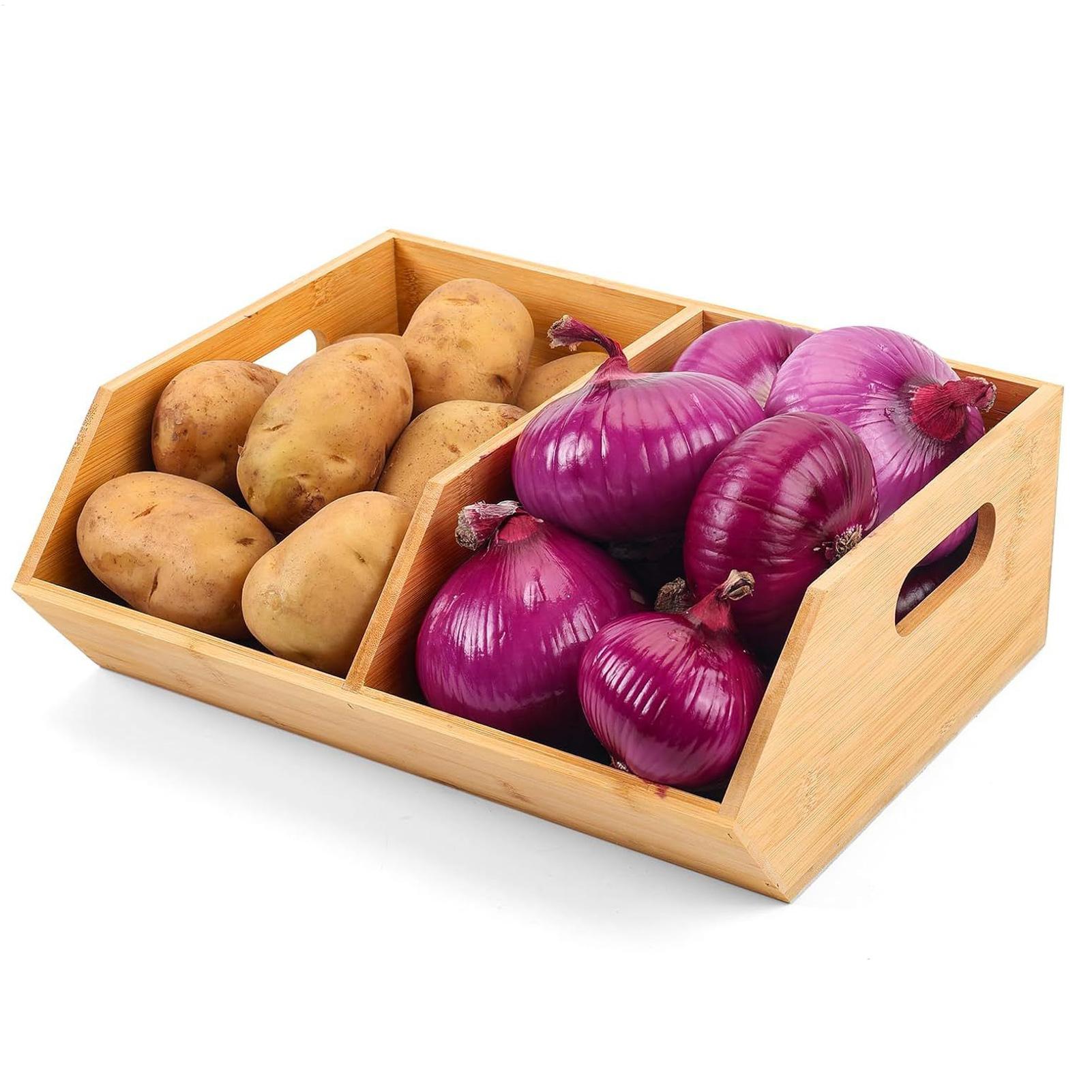 Contenedores de Almacenamiento - Stackable Pantry Bin reseña y precio