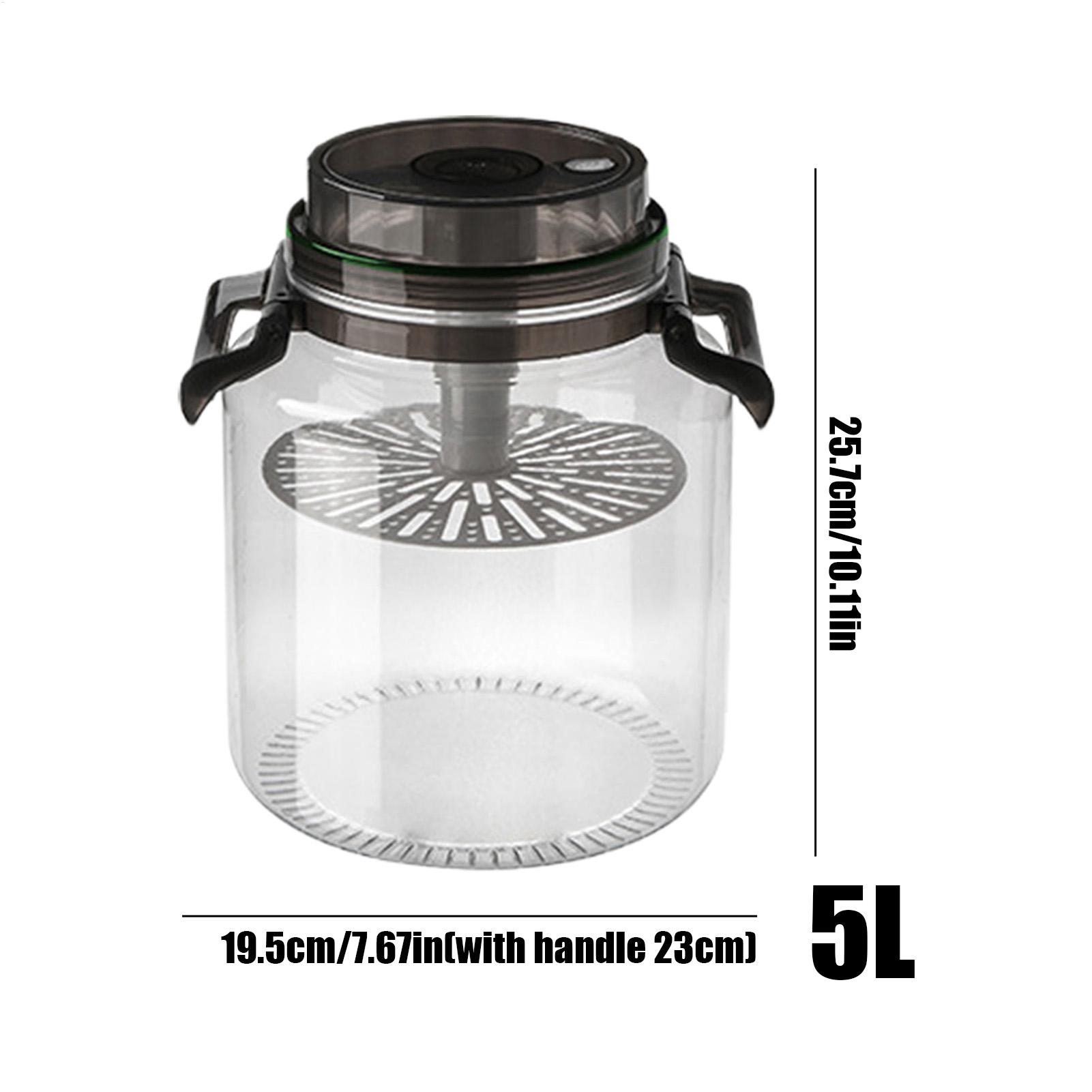 Tarros redondos de 5L para enc - Food Storage Lidl reseña y precio