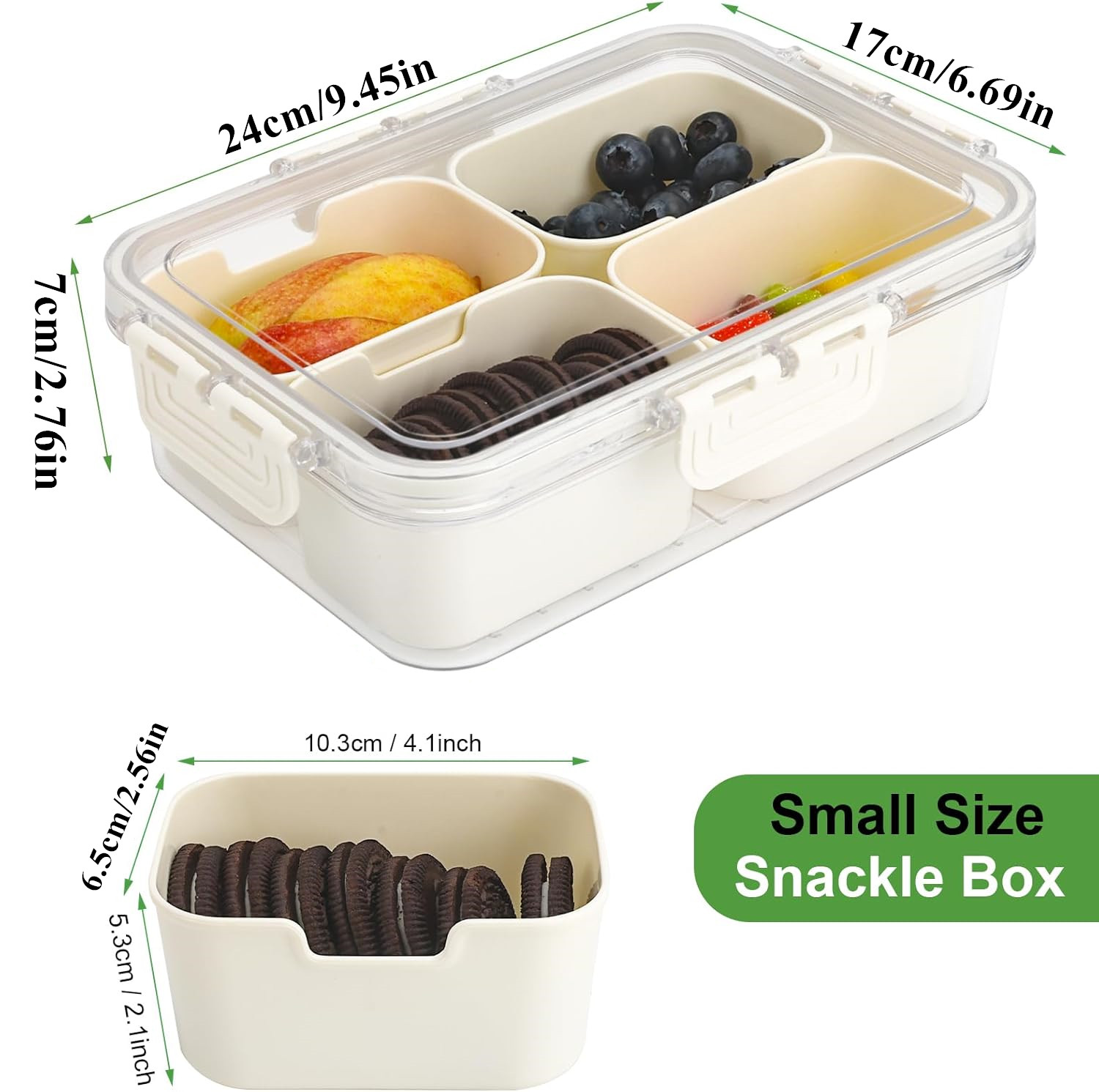 Caja Portátil para Almacenamie - Food Storage Boxes With Lids reseña y precio