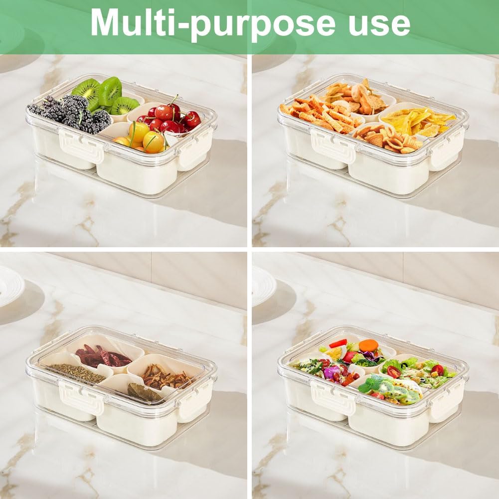 Caja Portátil para Almacenamie - Food Storage Boxes With Lids reseña y precio