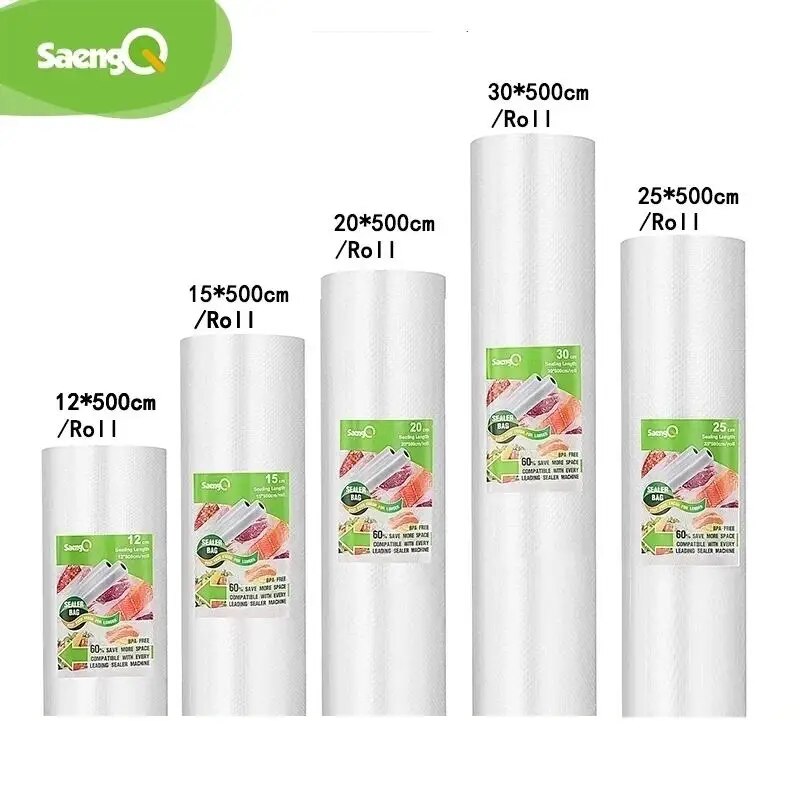 SaengQ-Bolsas para sellador al - Food Storage Vacuum Seal reseña y precio