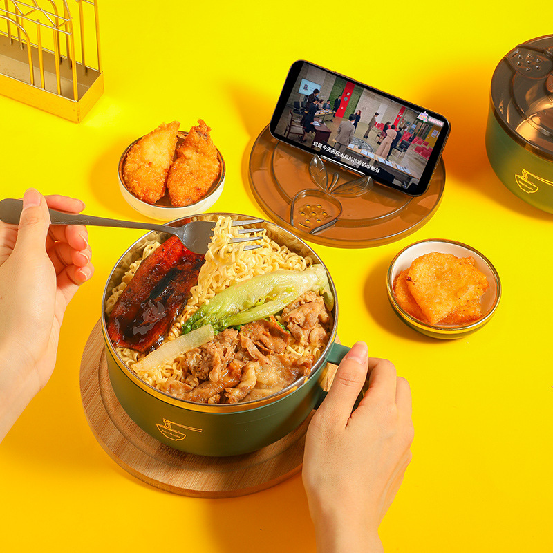 Tazón de Fideos de Acero Inoxi - Food Storage Containers Xl reseña y precio