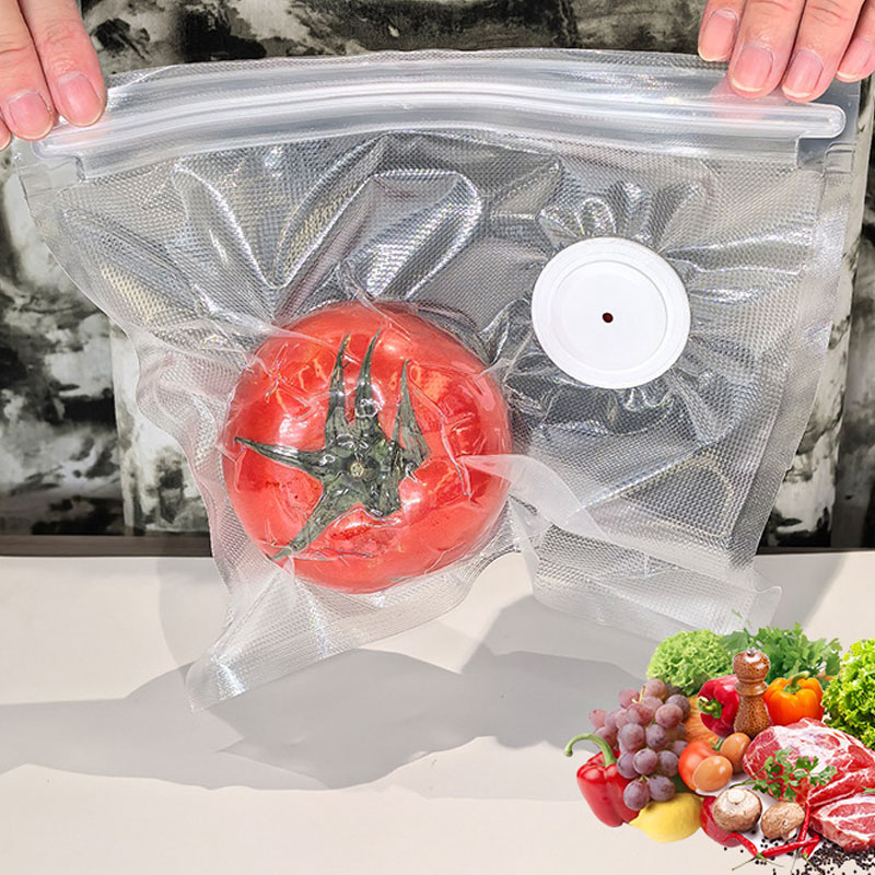 Versión mejorada, bolsa de vac - Food Storage Zip Bags reseña y precio