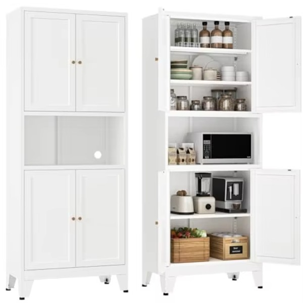 Armario de Cocina Metálico de  - Food Storage Kitchen Cabinet reseña y precio
