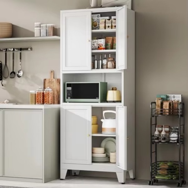 Armario de Cocina Metálico de  - Food Storage Kitchen Cabinet reseña y precio