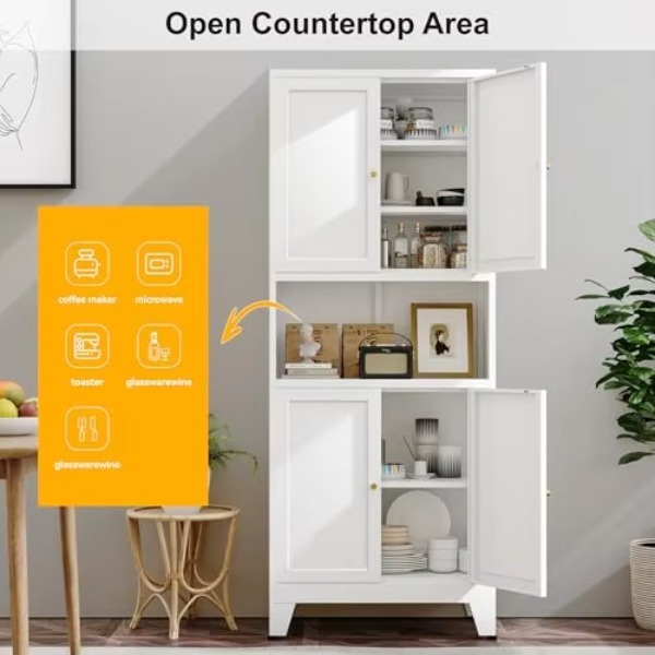 Armario de Cocina Metálico de  - Food Storage Kitchen Cabinet reseña y precio