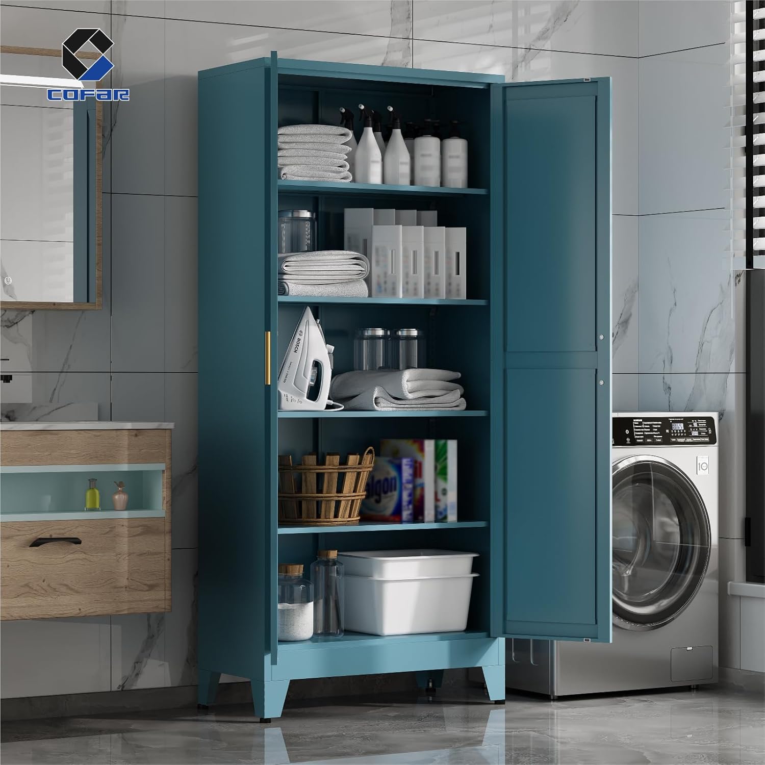 # Armario de despensa metálico - Food Storage Kitchen Cabinet reseña y precio