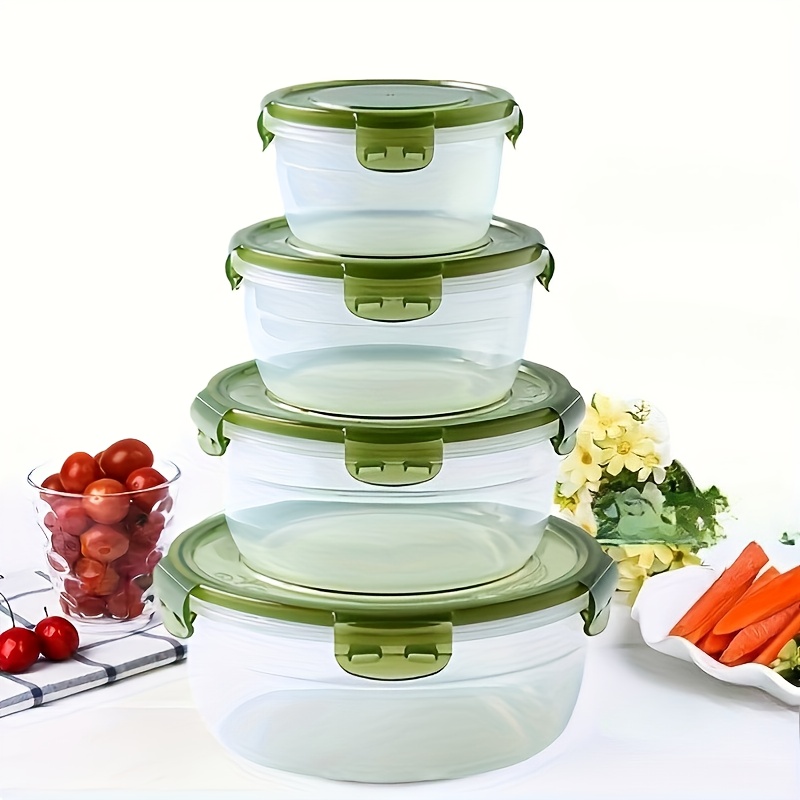 4 Recipientes de Plástico para - Food Storage For Room reseña y precio
