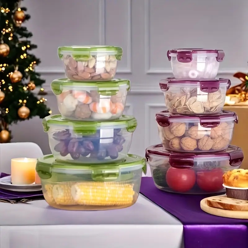 4 Recipientes de Plástico para - Food Storage For Room reseña y precio