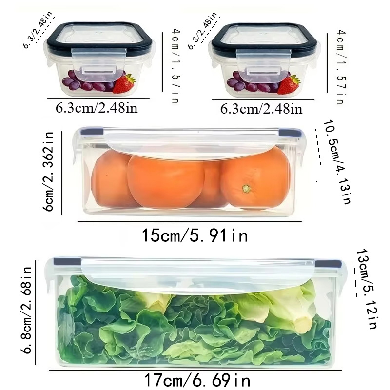 Juego de 8 Piezas que Incluye  - Food Storage Boxes With Lids reseña y precio