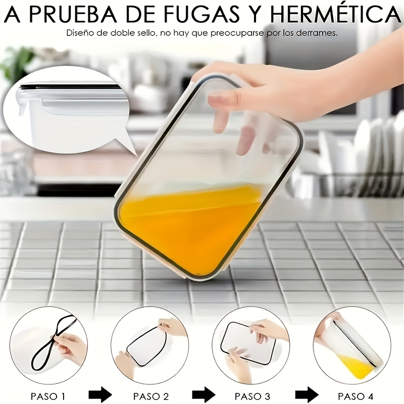 Juego de 8 Piezas que Incluye  - Food Storage Boxes With Lids reseña y precio