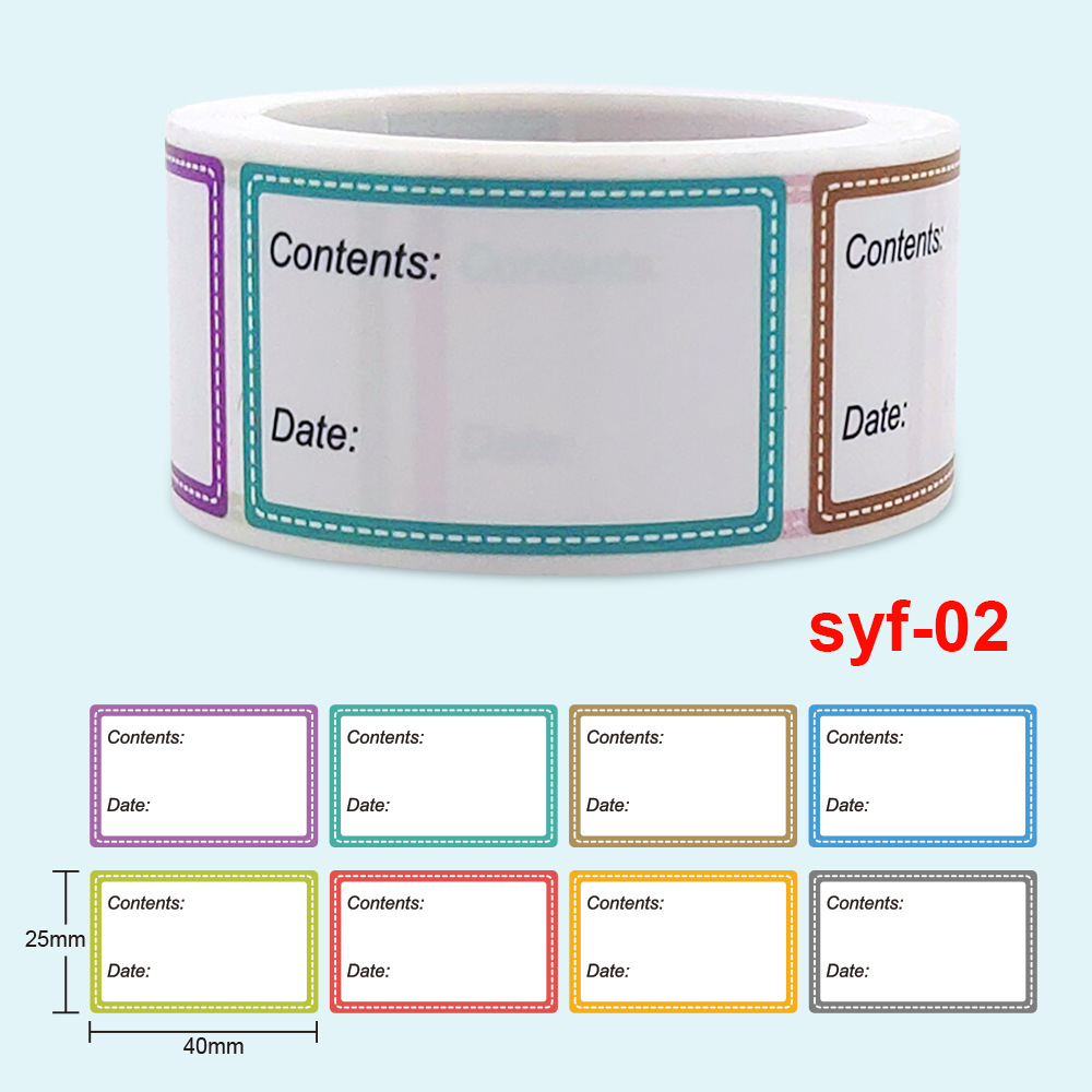 Etiqueta autoadhesiva de almac - Food Storage Labels reseña y precio