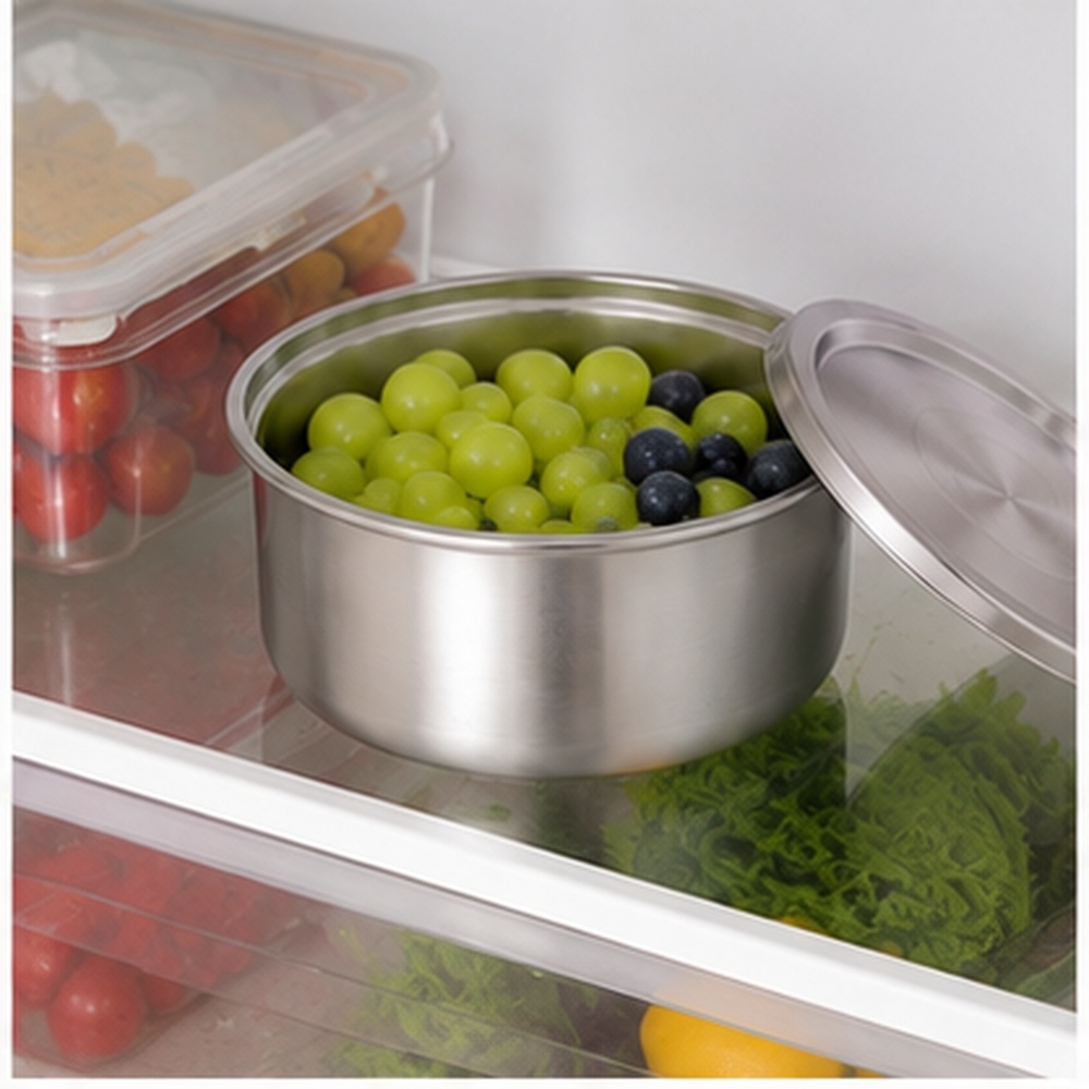 Recipientes de acero inoxidabl - Food Storage Boxes With Lids reseña y precio