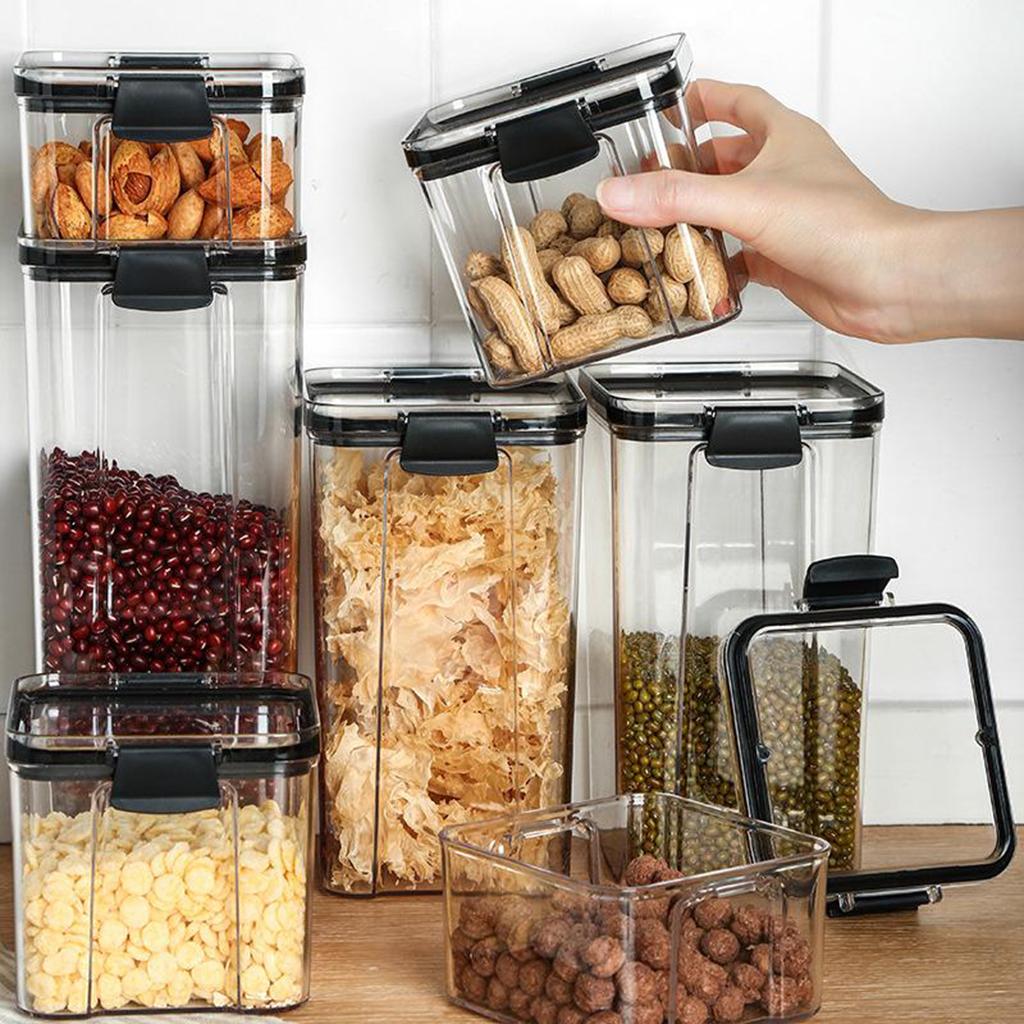 Recipientes Transparentes para - Stackable Pantry Bin reseña y precio