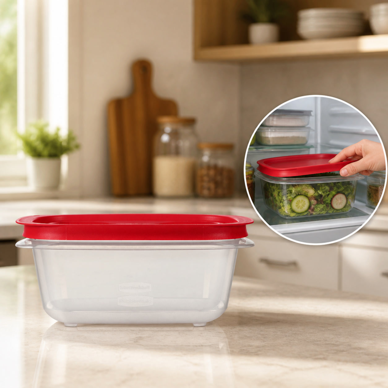 Contenedor Rectangular para Al - Food Storage Boxes With Lids reseña y precio