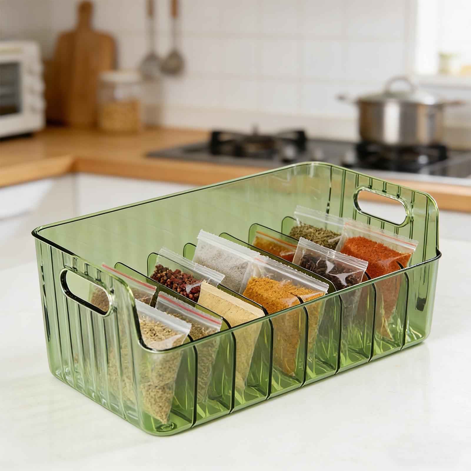Organizador de Especias Transp - Food Storage Kitchen Cabinet reseña y precio