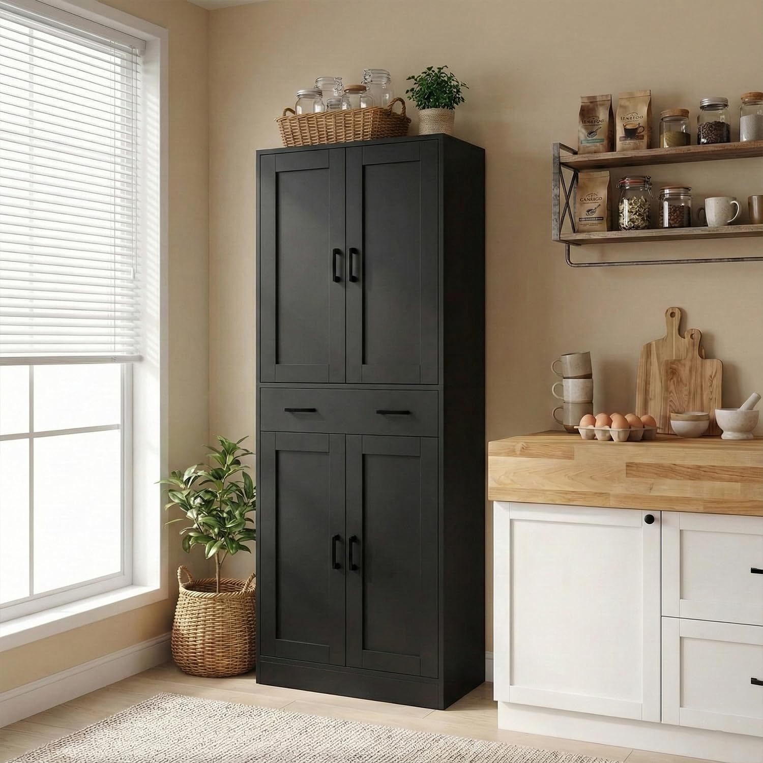 # Armario de Cocina Alto de 71 - Food Storage Kitchen Cabinet reseña y precio