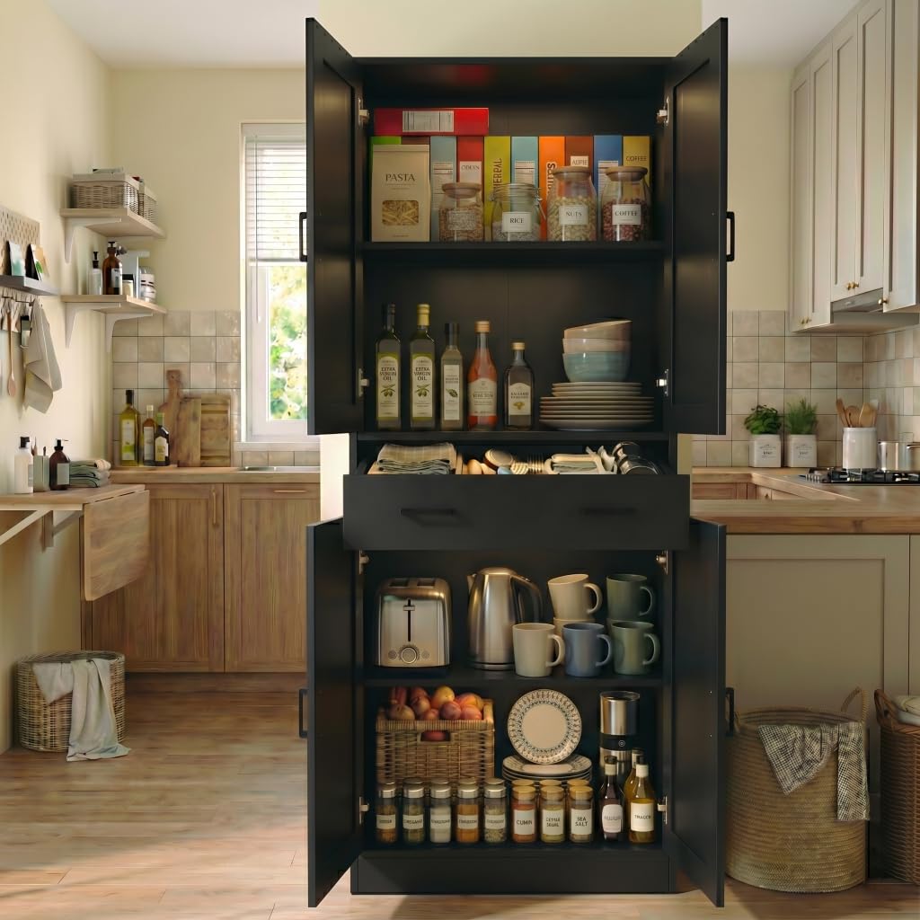 # Armario de Cocina Alto de 71 - Food Storage Kitchen Cabinet reseña y precio