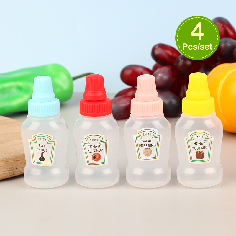 Juego de 4 Mini Botellas para  - Salad Dressing Bottle reseña y precio