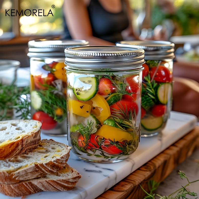 Frascos de Mason KEMORELA de 3 - Salad Dressing Bottle reseña y precio