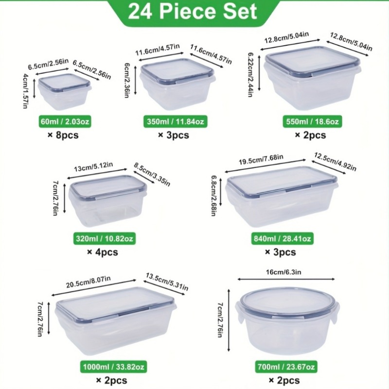 Juego de 48 Recipientes para A - Food Storage Labels reseña y precio