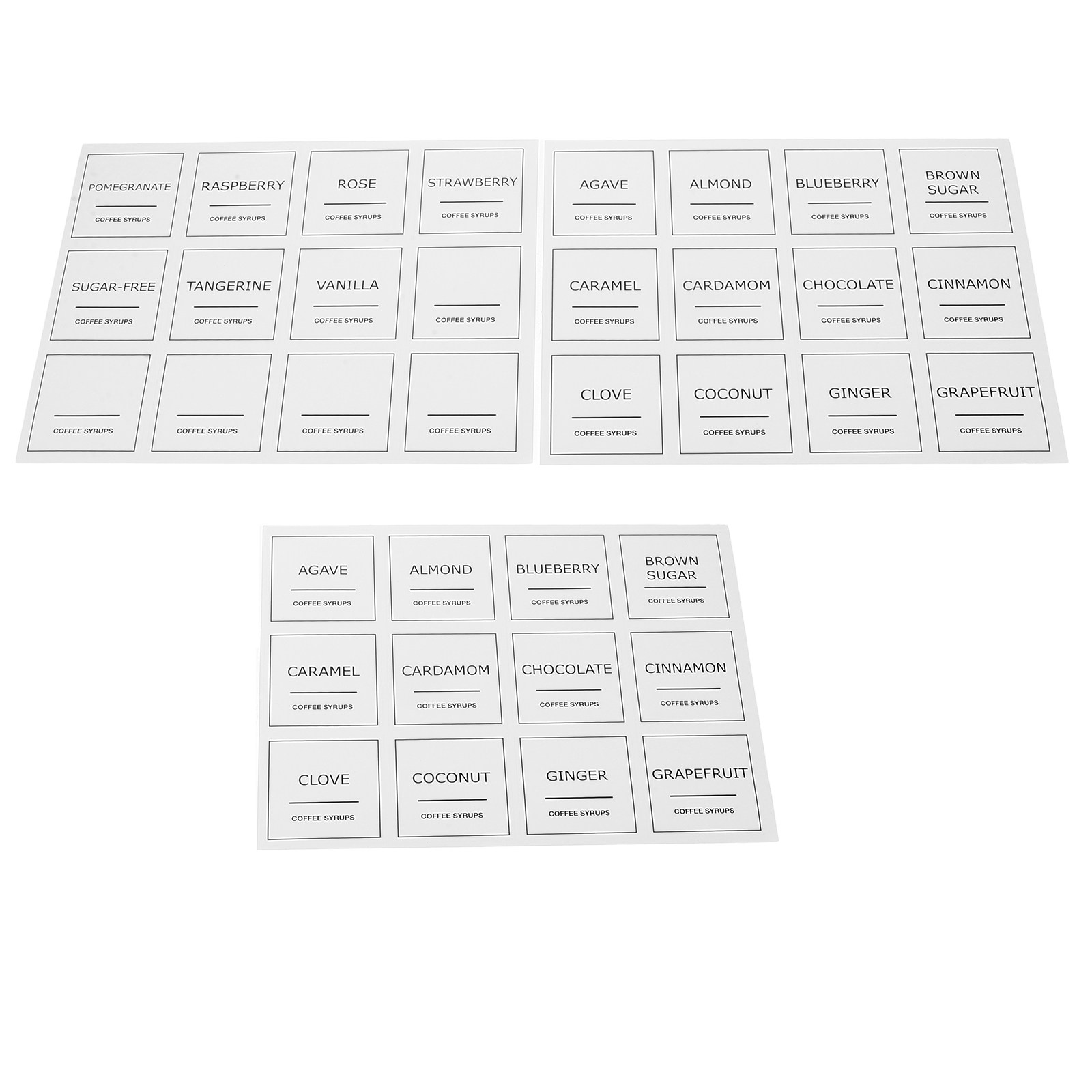 3 Hojas de Etiquetas de Plásti - Food Storage Labels reseña y precio