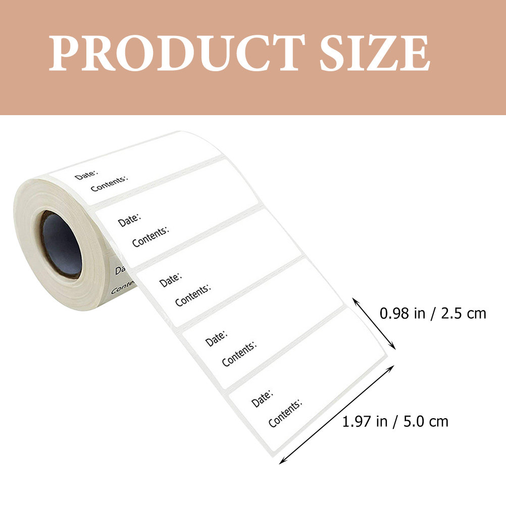 1 Rollo de Etiquetas Adhesivas - Food Storage Labels reseña y precio